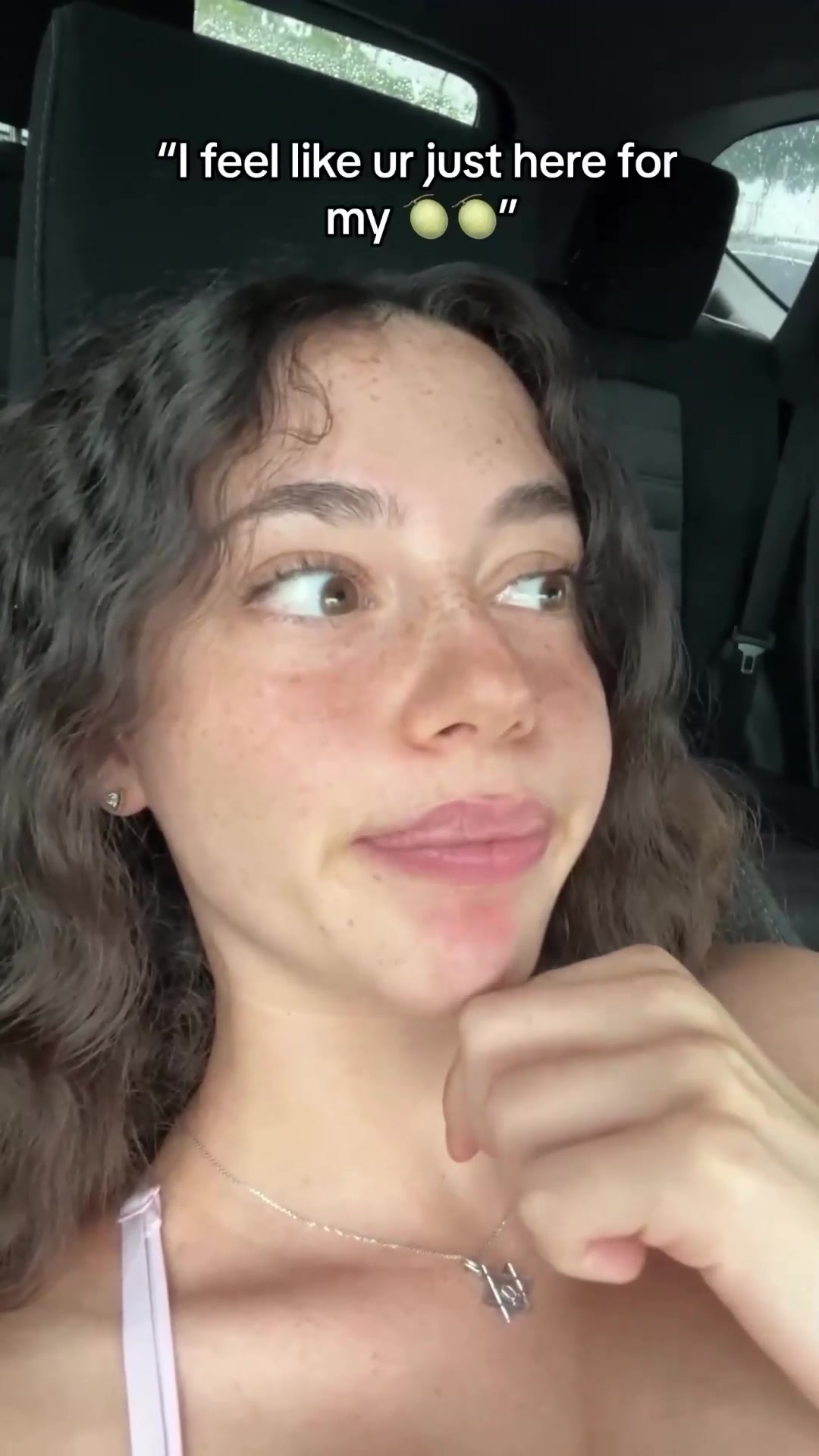 Gali Golan Shower Big Boobs On Car